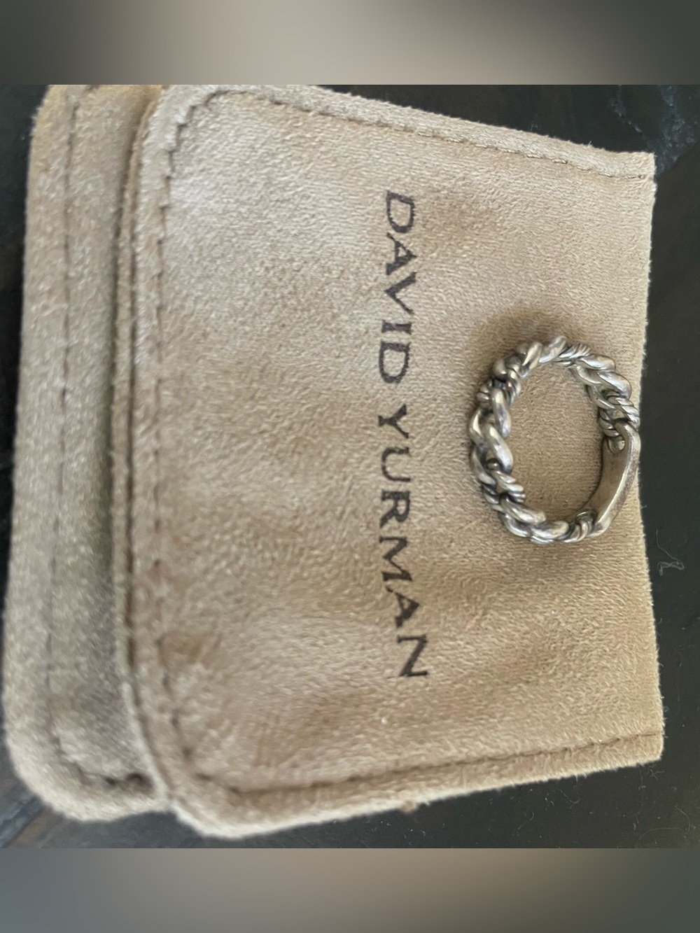 David Yurman cable ring size 7